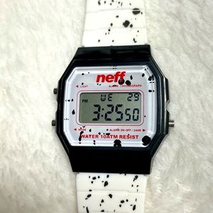 Neff Flava XL surf watch white and black